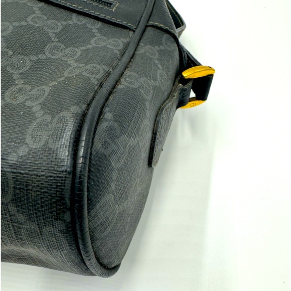 Vtg Gucci Black Supreme Ophidia PVC Guccisima Web Small Shoulder Crossbody Bag - Picture 10 of 16